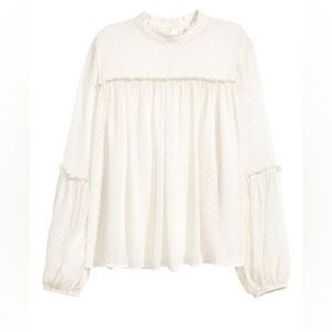 HM Chiffon Blouse in Size 2. Very cute for work!